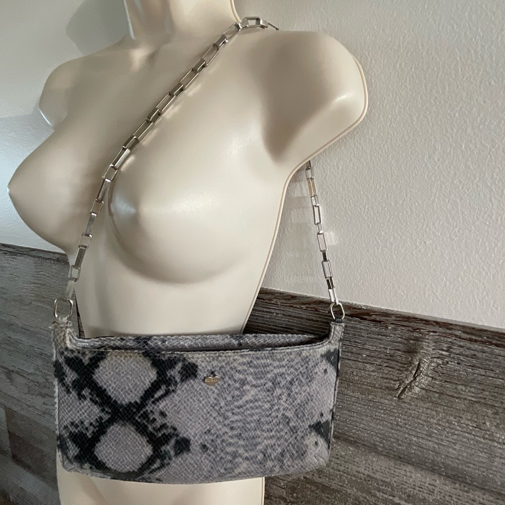 Fiorucci snakeskin print shoulder bag purse